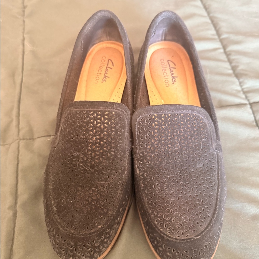 Clarks Women's Black Moccasins